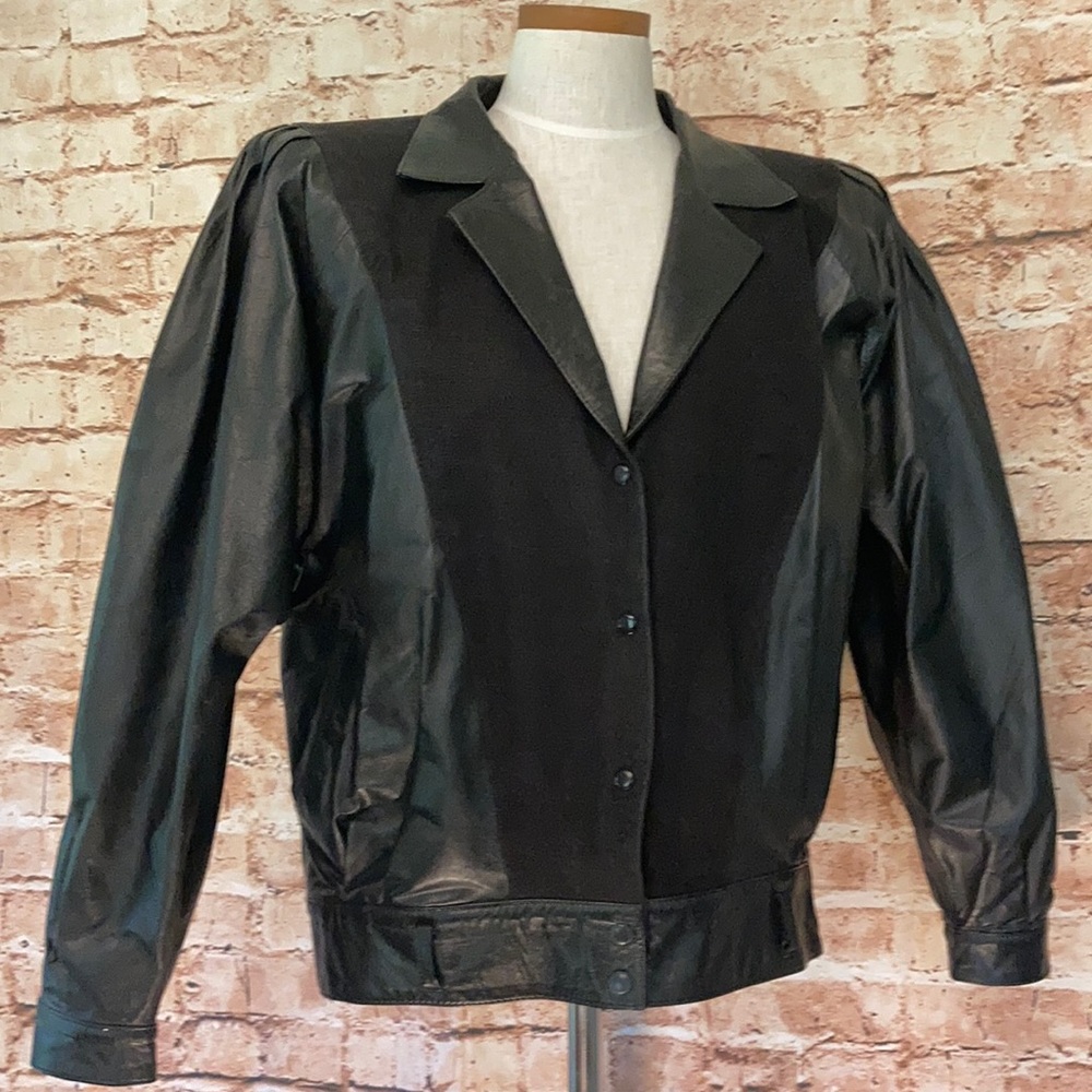 Vintage leather coat